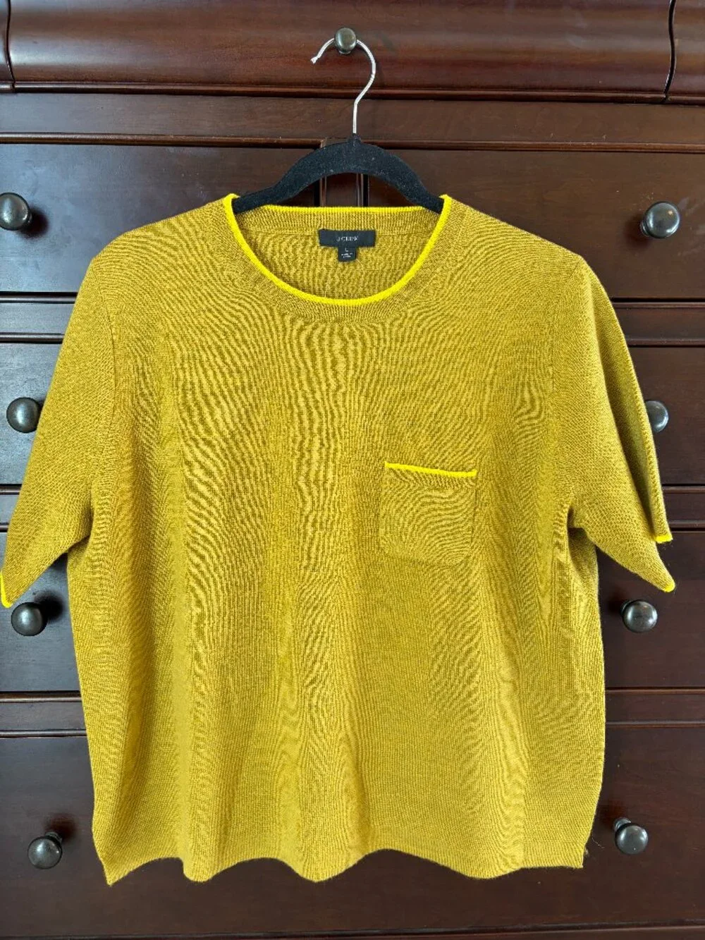 J. Crew Crew Neck Short Sleeve Sweater